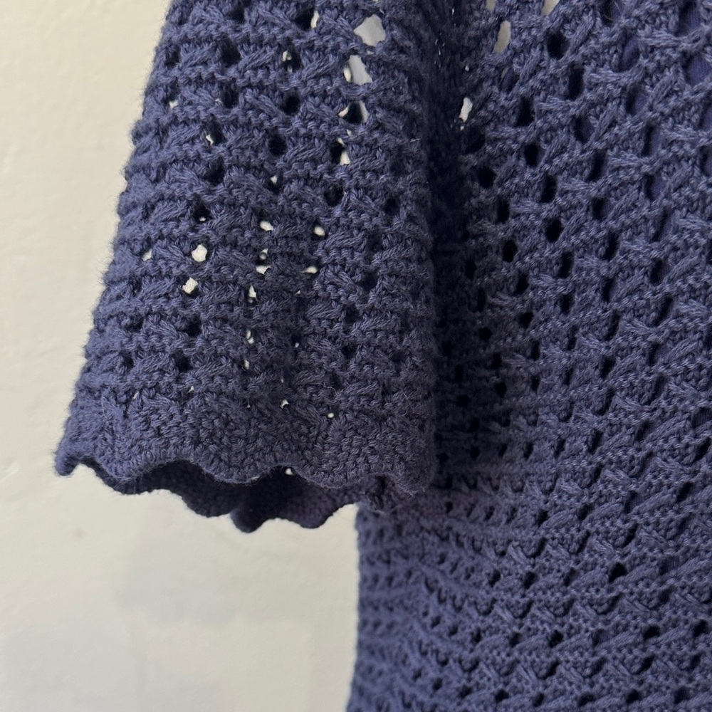 GAP Navy Crochet Summer Dress – Size Small - Picture 5 of 10
